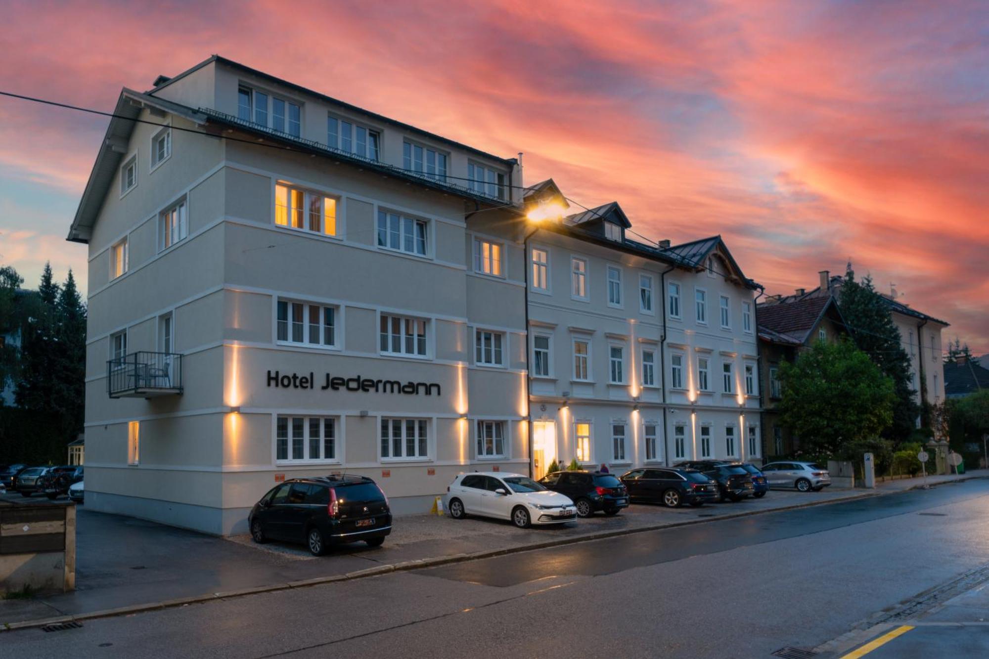 Das Jedermann Boutiquehotel Mit Stadtgarten سالزبورغ المظهر الخارجي الصورة